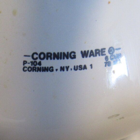 Vintage Corning Ware Spice of Life Le Tea, Metal Lid J111 - Picture 7 of 8